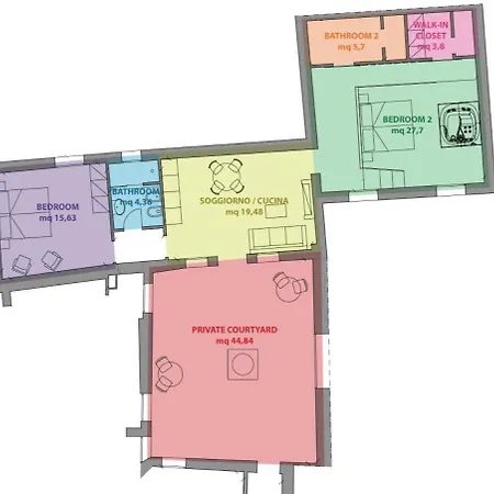 Big With Private Courtyard Apartament Wenecja