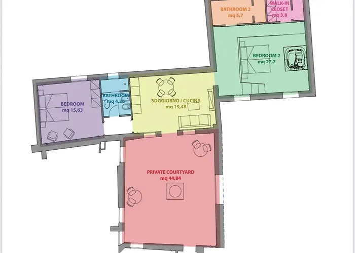 Big With Private Courtyard Apartament Wenecja